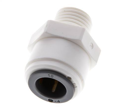 10mm x R1/4'' Push-in Fitting with Male Threads POM EPDM [5 Pieces]