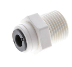 6mm x R3/8'' Push-in Fitting with Male Threads POM EPDM [5 Pieces]