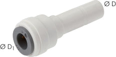5/32'' x 6mm Push-in Fitting with Plug-in POM EPDM [10 Pieces]