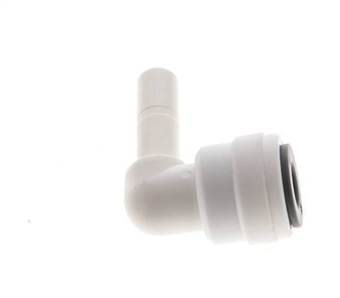 6mm x 6mm 90deg Elbow Push-in Fitting with Plug-in POM EPDM [10 Pieces]