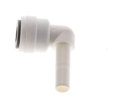6mm x 6mm 90deg Elbow Push-in Fitting with Plug-in POM EPDM [10 Pieces]