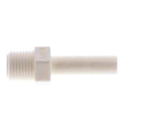 6mm x R1/8'' Plug-in Fitting with Male Threads POM EPDM [10 Pieces]