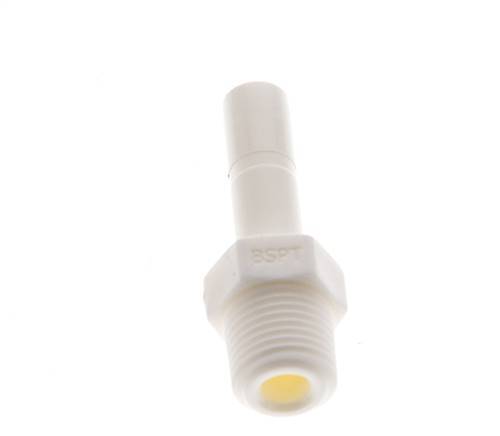 6mm x R1/8'' Plug-in Fitting with Male Threads POM EPDM [10 Pieces]
