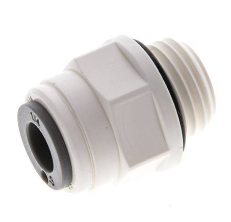 Racor 1/4'' x G1/4'' con rosca macho POM EPDM [5 piezas]
