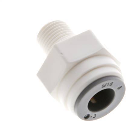 Racor de 5/16'' x R1/8'' con rosca macho POM EPDM [10 piezas]