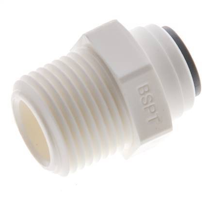 Racor de 1/4'' x R3/8'' con rosca macho POM EPDM [10 piezas]