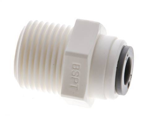 Racor de 1/4'' x R3/8'' con rosca macho POM EPDM [10 piezas]