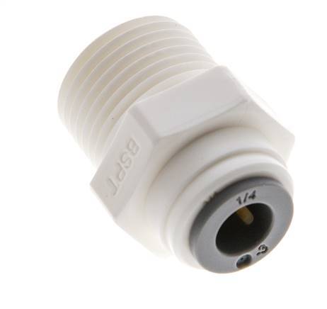 Racor de 1/4'' x R3/8'' con rosca macho POM EPDM [10 piezas]