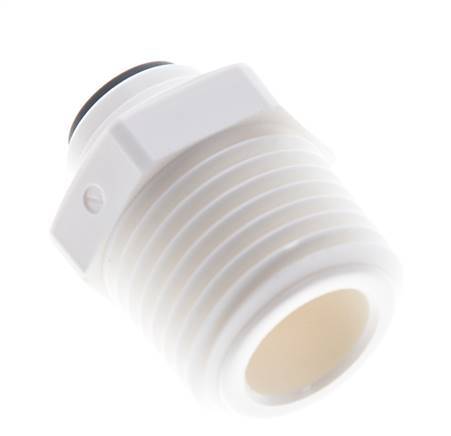 Racor de 1/4'' x R1/2'' con rosca macho POM EPDM [5 piezas]