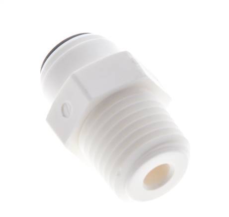 5/32'' x 1/4'' NPT Push-in Fitting with Male Threads POM EPDM [10 Pieces]