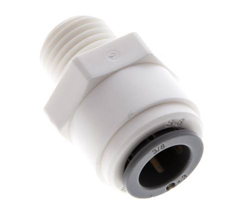Racor de 3/8'' x 1/4'' NPT con rosca macho POM EPDM [5 piezas]