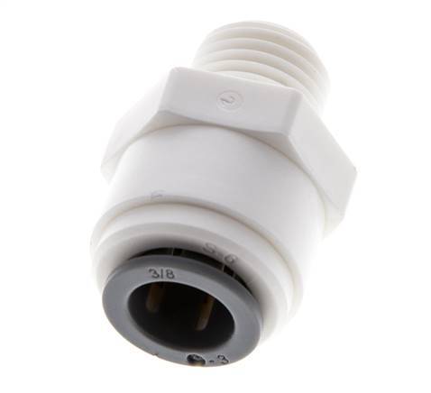 Racor de 3/8'' x 1/4'' NPT con rosca macho POM EPDM [5 piezas]