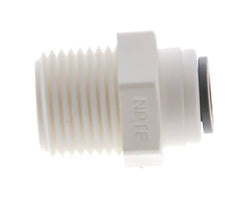 Racor 1/4'' x 3/8'' NPT con rosca macho POM EPDM [10 piezas]