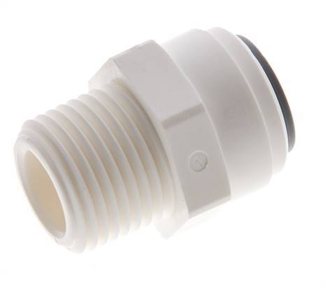 Racor de 3/8'' x 3/8'' NPT con rosca macho POM EPDM [5 piezas]