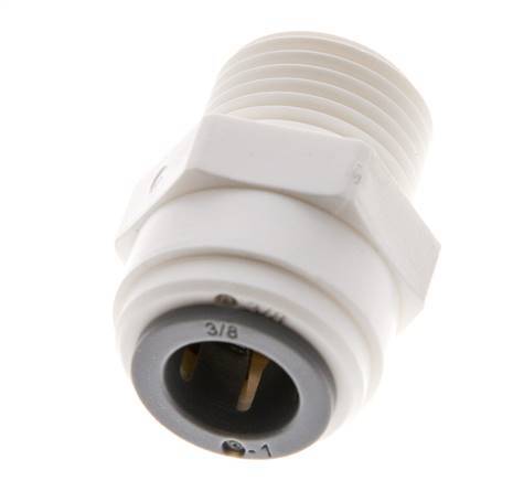 Racor de 3/8'' x 3/8'' NPT con rosca macho POM EPDM [5 piezas]
