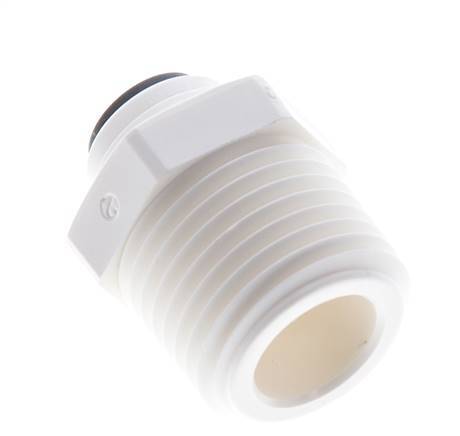 1/4'' x 1/2'' NPT Push-in Fitting with Male Threads POM EPDM [5 Pieces]