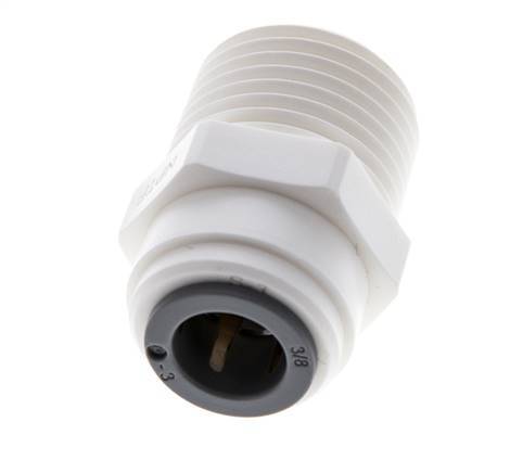 Racor de 3/8'' x 1/2'' NPT con rosca macho POM EPDM [5 piezas]
