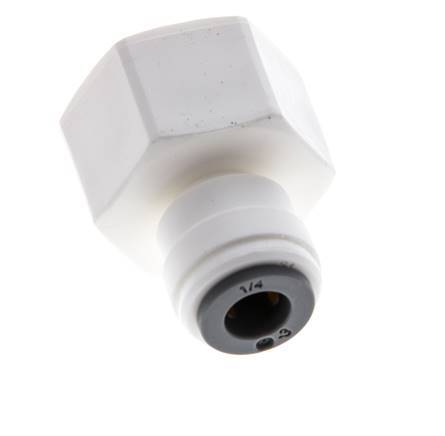 Racor 1/4'' x G3/8'' con rosca hembra POM EPDM [5 piezas]
