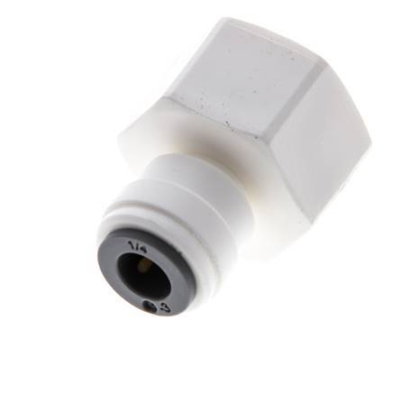 Racor 1/4'' x G3/8'' con rosca hembra POM EPDM [5 piezas]
