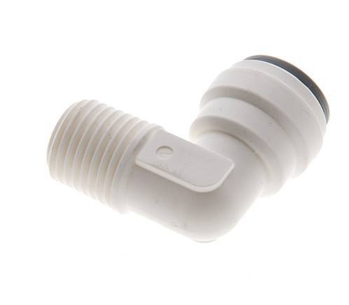 Codo de 90 grados 5/16'' x R1/4'' con rosca macho POM EPDM [5 piezas]