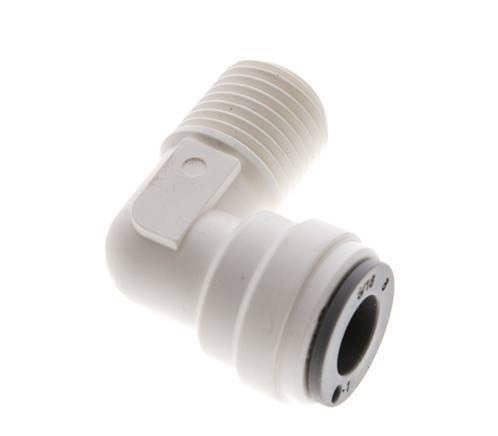 Codo de 90 grados 5/16'' x R1/4'' con rosca macho POM EPDM [5 piezas]