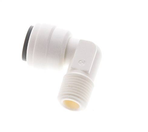 1/4'' x 1/8'' NPT 90deg Codo con rosca macho POM EPDM [10 piezas]