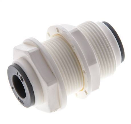 5/16'' Push-in Fitting POM EPDM Bulkhead [2 Pieces]