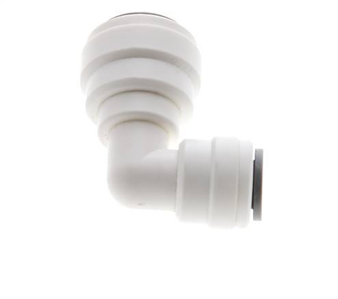 1/4'' x 3/8'' Codo de 90deg Racor POM EPDM [5 Piezas]