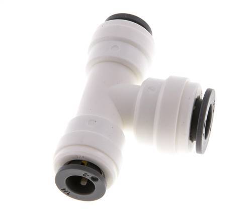 1/4'' x 5/16'' Racor en T POM EPDM FDA [2 Piezas]