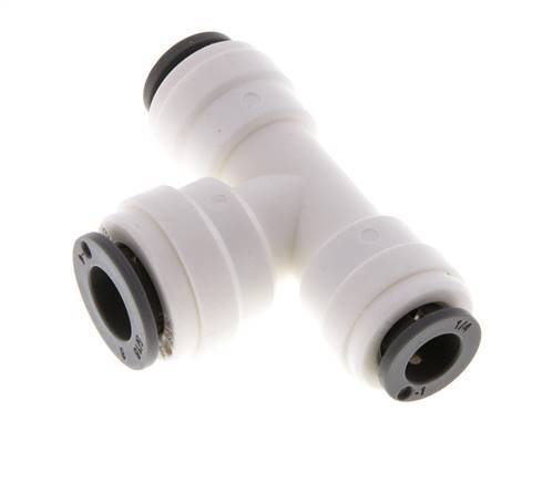 1/4'' x 5/16'' Racor en T POM EPDM FDA [2 Piezas]