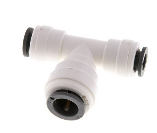 Racor en T 1/4'' x 3/8'' POM EPDM FDA [2 Piezas]