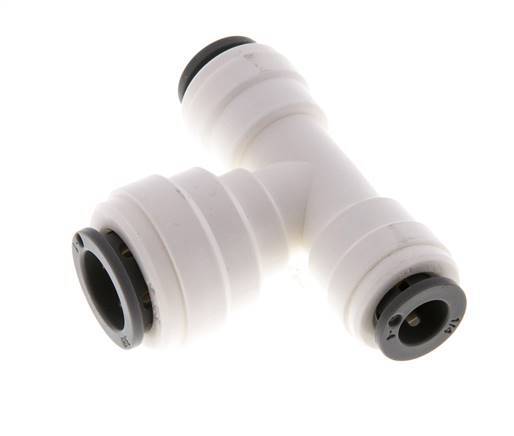 Racor en T 1/4'' x 3/8'' POM EPDM FDA [2 Piezas]