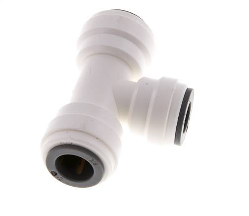 Racor en T de 3/8'' x 5/16'' POM EPDM FDA [2 piezas]