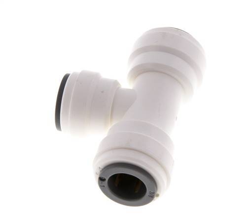Racor en T de 3/8'' x 5/16'' POM EPDM FDA [2 piezas]