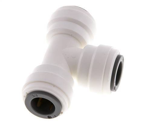 Racor en T de 3/8'' POM EPDM FDA [2 piezas]