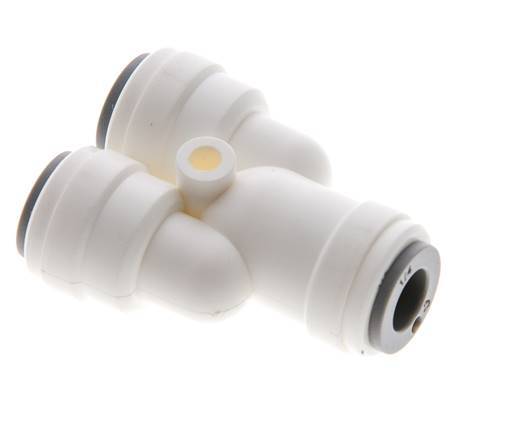 Racor en Y de 1/4'' POM EPDM FDA [2 Piezas]