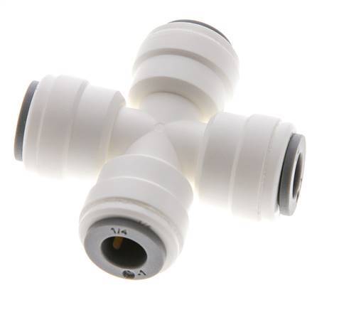 Racor de 1/4'' POM EPDM FDA [2 Piezas]