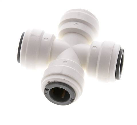 Racor en cruz de 3/8'' POM EPDM FDA [2 piezas]