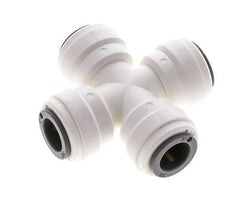 Racor en cruz de 3/8'' POM EPDM FDA [2 piezas]