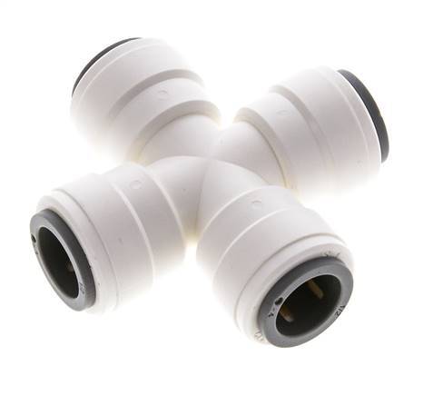 Racor en cruz de 1/2'' POM EPDM FDA [2 piezas]