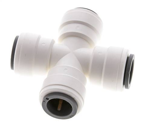Racor en cruz de 1/2'' POM EPDM FDA [2 piezas]