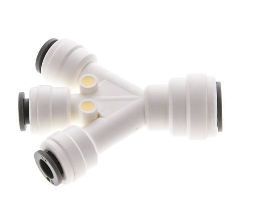Racor de 1/4'' x 6,8mm con pilar de manguera POM EPDM [10 piezas]