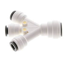 Racor de 1/4'' x 6,8mm con pilar de manguera POM EPDM [10 piezas]
