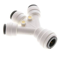 Racor de 1/4'' x 6,8mm con pilar de manguera POM EPDM [10 piezas]