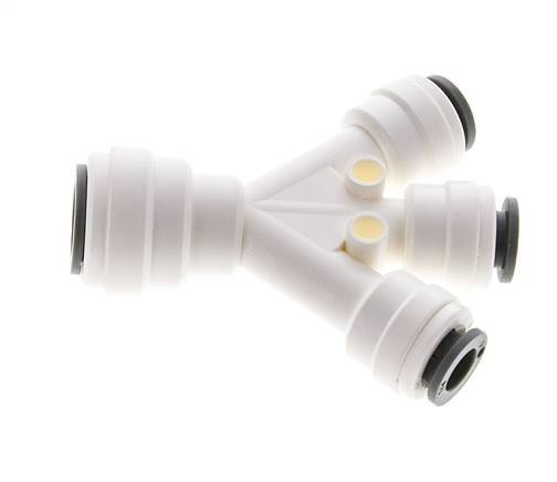 Racor de 1/4'' x 6,8mm con pilar de manguera POM EPDM [10 piezas]