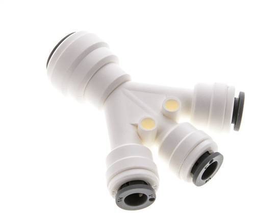 Racor de 1/4'' x 6,8mm con pilar de manguera POM EPDM [10 piezas]