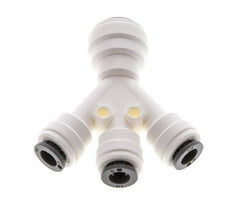 Racor de 1/4'' x 6,8mm con pilar de manguera POM EPDM [10 piezas]
