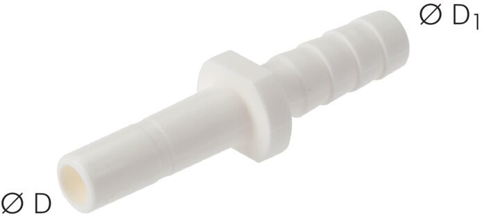 3/8'' x 13.2mm Plug-in Fitting with Hose Pillar POM EPDM [10 Pieces]