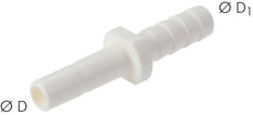 3/8'' x 13.2mm Plug-in Fitting with Hose Pillar POM EPDM [10 Pieces]