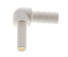 1/4'' x 8,5mm Codo de 90 grados con pilar de manguera POM EPDM [10 piezas]